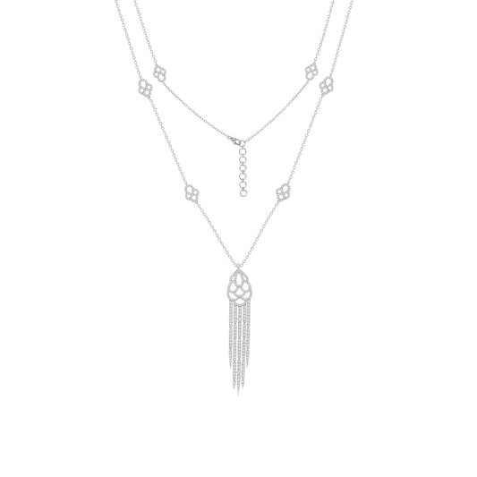 Jewels Diamond Tassel Necklace