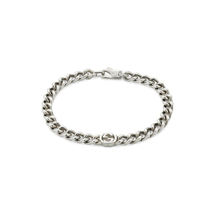 STSLVR GUCCI INTERLOCKING GG BRACELET