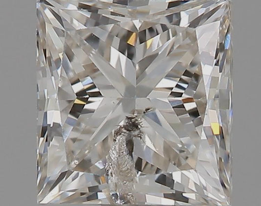 0.71 Carat I I2 Princess Cut Diamond - STORE- Diamond Cellar