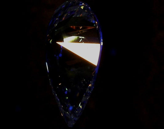 1.50 Carat F SI1 Pear Diamond - SCHAC- Diamond Cellar