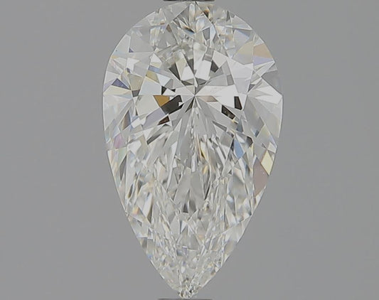 1.50 Carat H VS2 Pear Diamond - SCHAC- Diamond Cellar