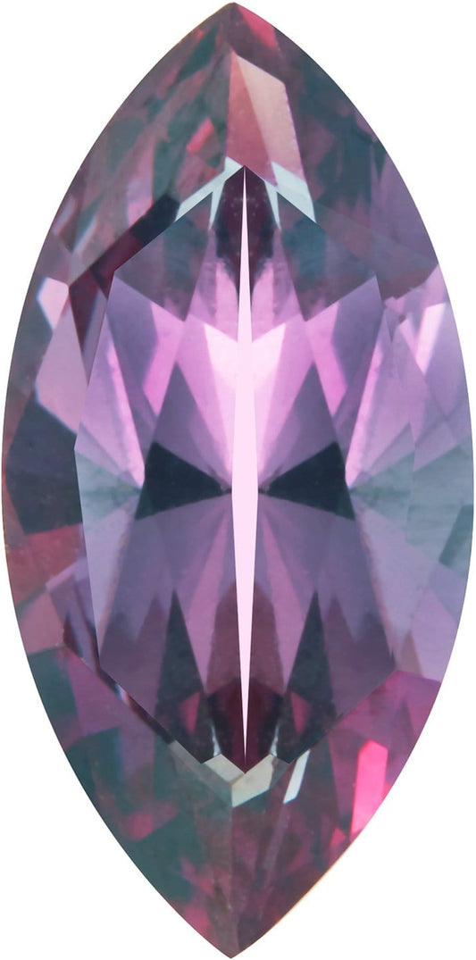 15x7 mm Marquise Faceted Imitation Alexandrite - STULLER- Diamond Cellar
