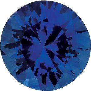 2.5 mm Round Diamond-cut A Ceylon Color Blue Sapphire - STULLER- Diamond Cellar