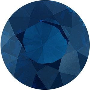 3 mm Round Faceted A Blue Sapphire - STULLER- Diamond Cellar