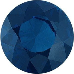 3 mm Round Faceted A Blue Sapphire - STULLER- Diamond Cellar