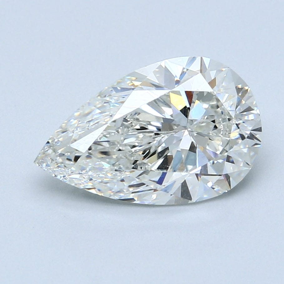 3.01 Carat H VS2 Pear Diamond - OMD- Diamond Cellar
