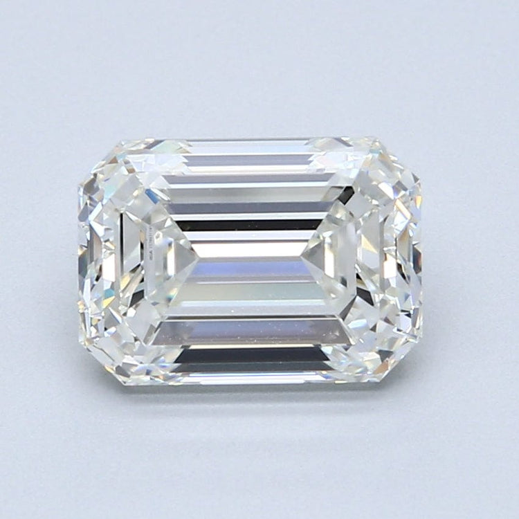 3.02 Carat H VVS2 Emerald Diamond - OMD- Diamond Cellar