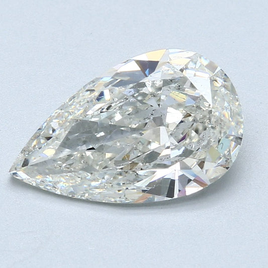 3.28 Carat I SI2 Pear Diamond - OMD- Diamond Cellar