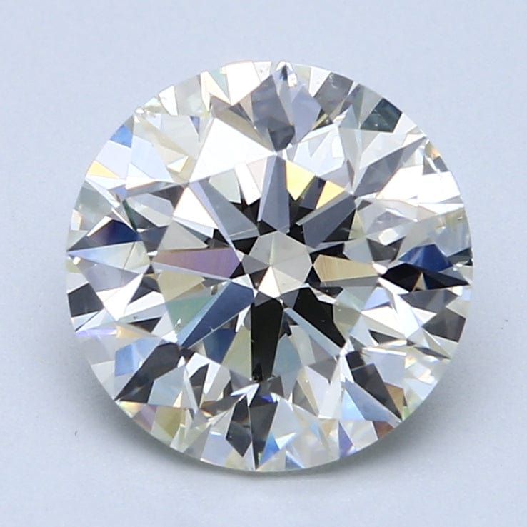 3.51 Carat J SI1 Round Diamond - OMD- Diamond Cellar