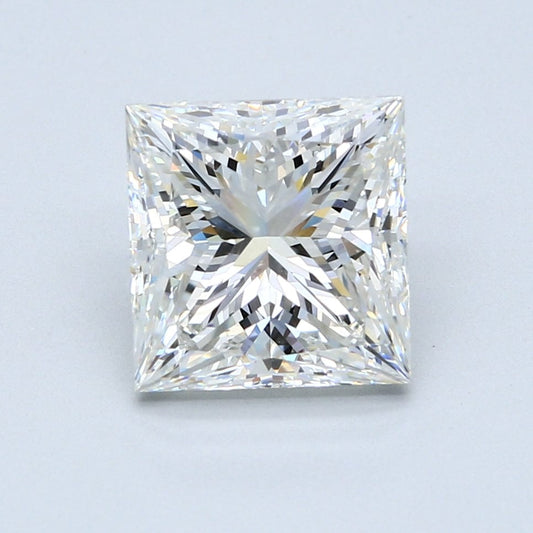 4.02 Carat H SI1 Princess Cut Diamond - OMD- Diamond Cellar
