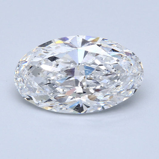 5.18 Carat D SI2 Oval Diamond - OMD- Diamond Cellar