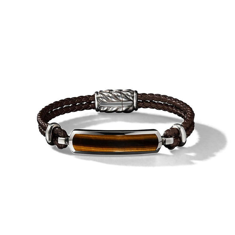 Bar Station Bracelet with Tiger's Eye