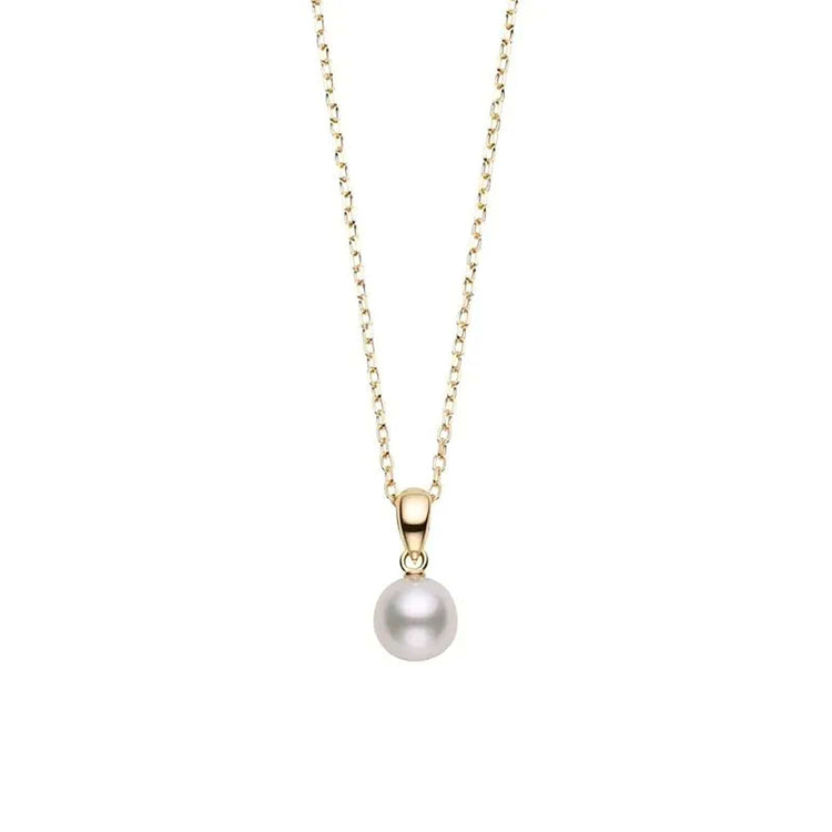 Akoya Cultured Pearl Everyday Essentials Pendant (A 7.5-7mm) - Mikimoto- Diamond Cellar