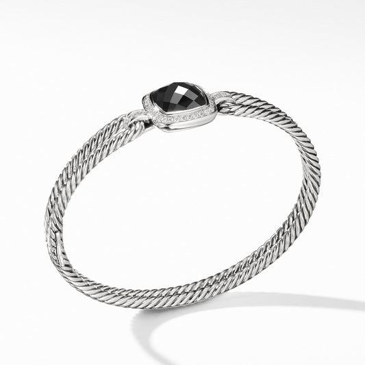 Albion Bracelet with Black Onyx and Diamonds - David Yurman- Diamond Cellar
