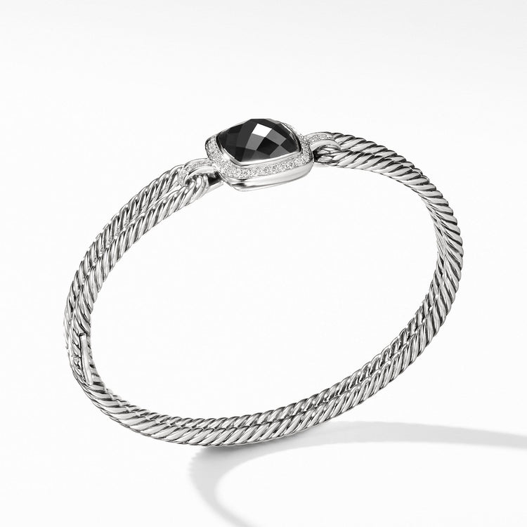Albion Bracelet with Black Onyx and Diamonds - David Yurman- Diamond Cellar