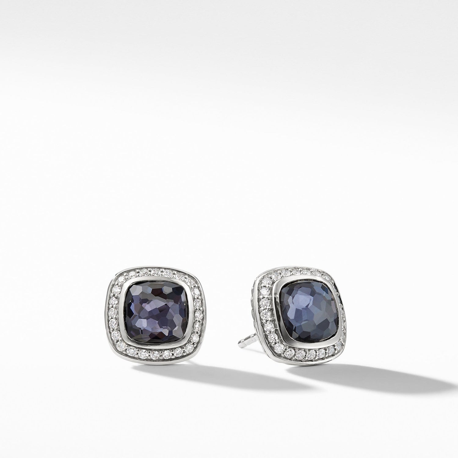 Albion Earrings with Black Orchid and Diamonds - David Yurman- Diamond Cellar