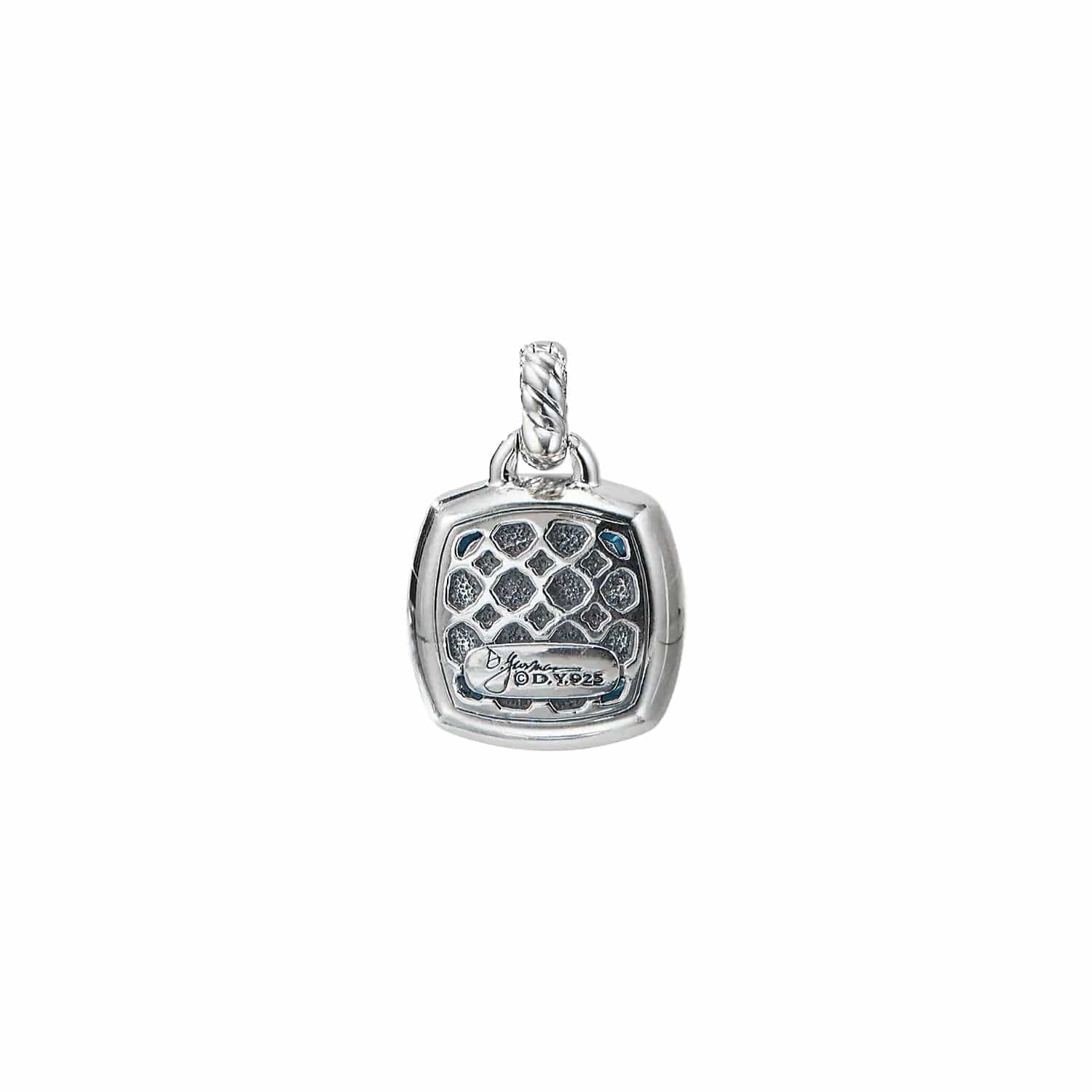 Albion Enhancer with Blue Topaz and Diamonds - David Yurman- Diamond Cellar