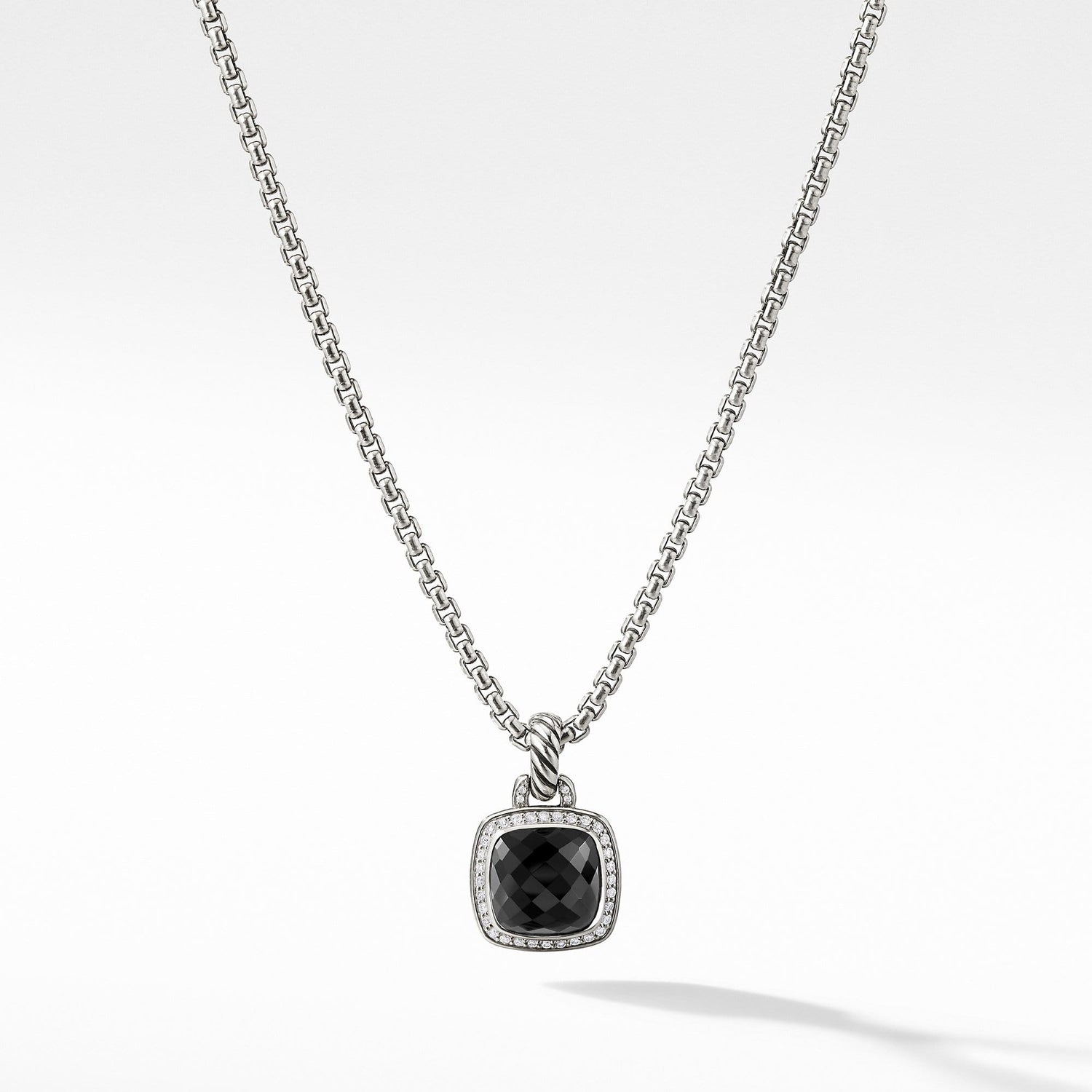 Albion Pendant with Black Onyx and Diamonds - David Yurman- Diamond Cellar