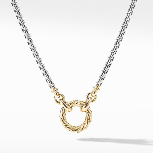 Amulet Vehicle Box Chain Necklace with 18K Yellow Gold - David Yurman- Diamond Cellar