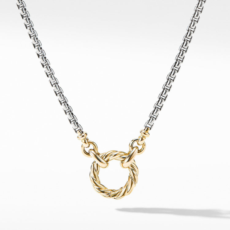 Amulet Vehicle Box Chain Necklace with 18K Yellow Gold - David Yurman- Diamond Cellar