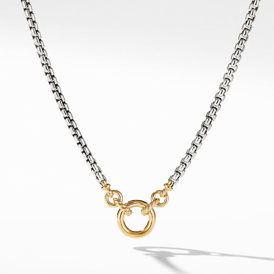 Amulet Vehicle Box Chain Necklace with 18K Yellow Gold - David Yurman- Diamond Cellar