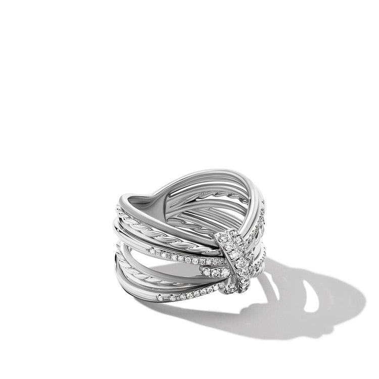 Angelika Maltese Ring with Pave Diamonds - David Yurman- Diamond Cellar