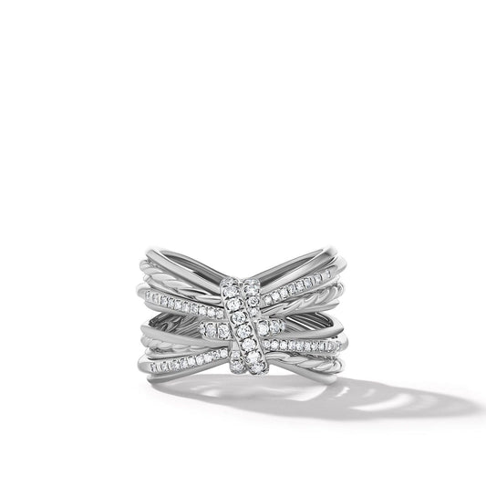 Angelika Maltese Ring with Pave Diamonds - David Yurman- Diamond Cellar