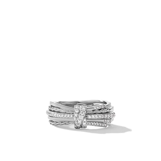 Angelika Ring with Pave Diamonds - David Yurman- Diamond Cellar