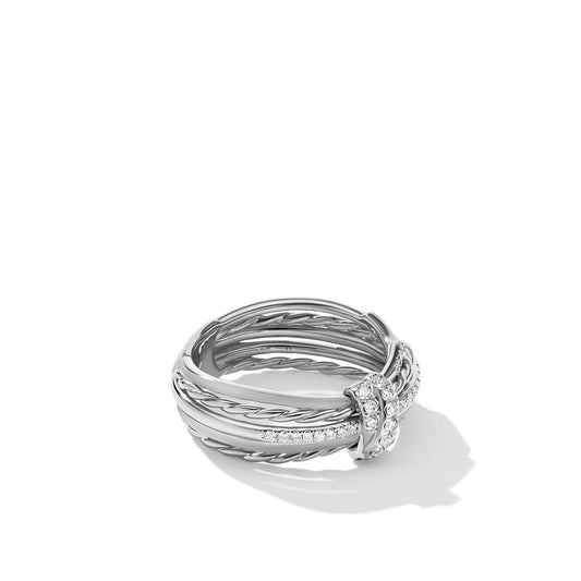 Angelika Ring with Pave Diamonds - David Yurman- Diamond Cellar