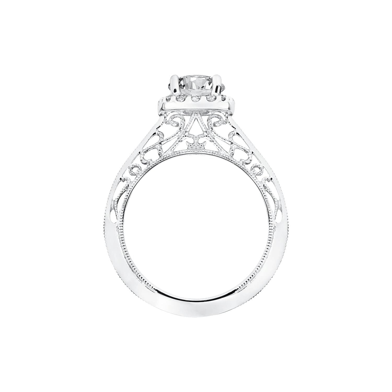 Audriana Diamond Semi Mount Ring - Frederick Goldman- Diamond Cellar