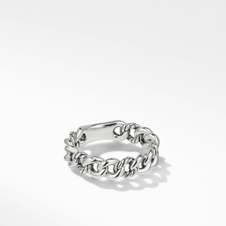Belmont Curb Link Narrow Ring - David Yurman- Diamond Cellar