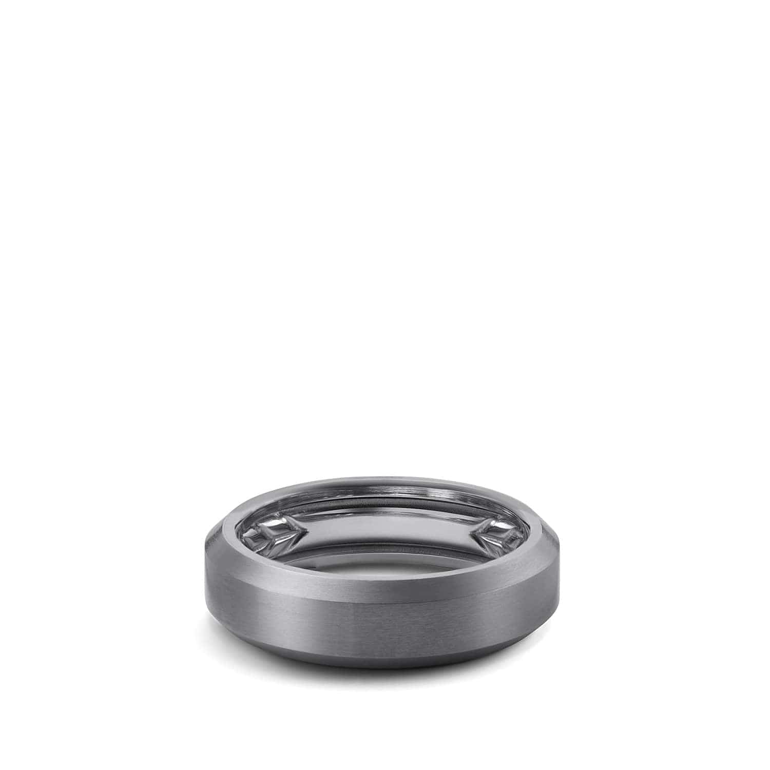 Beveled Band in Grey Titanium - David Yurman- Diamond Cellar