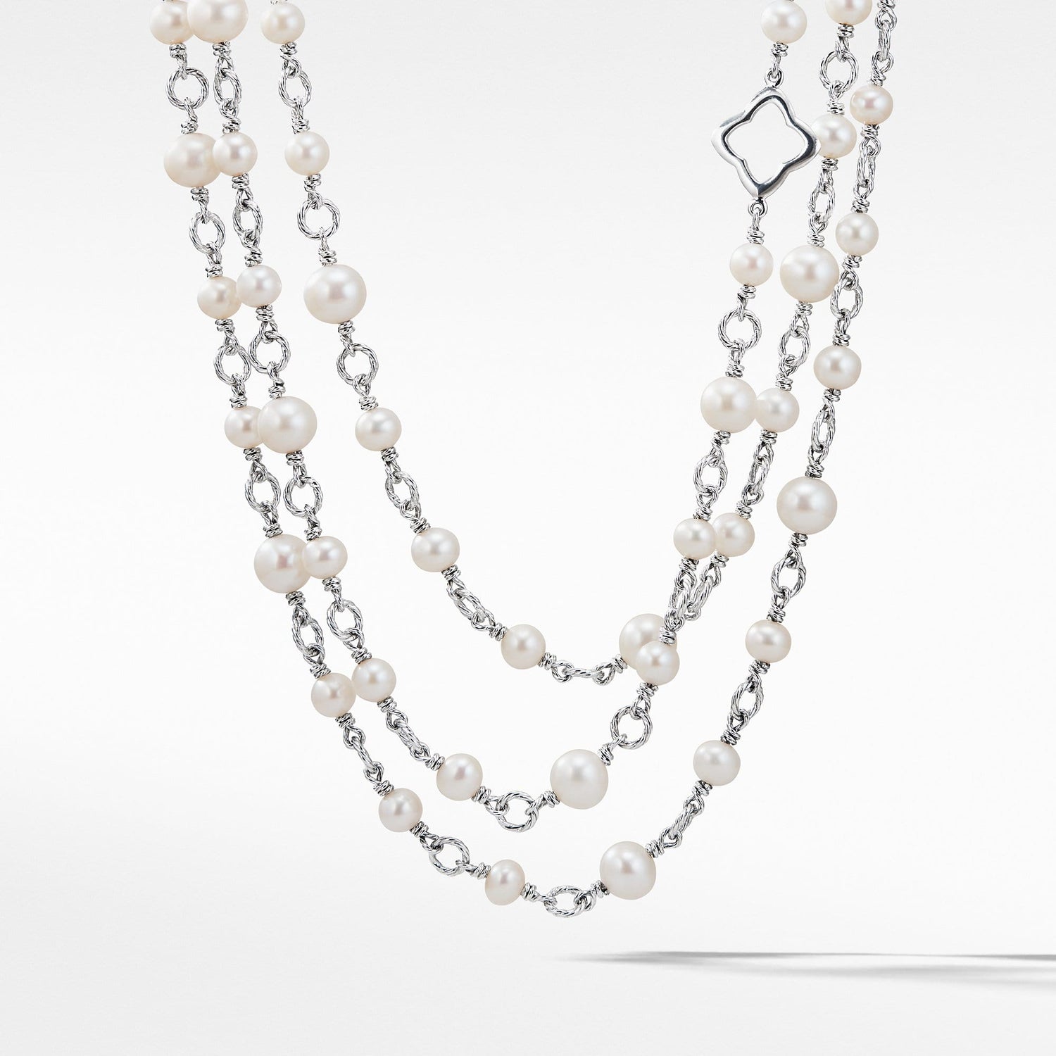 Bijoux Chain Necklace with Pearls - David Yurman- Diamond Cellar