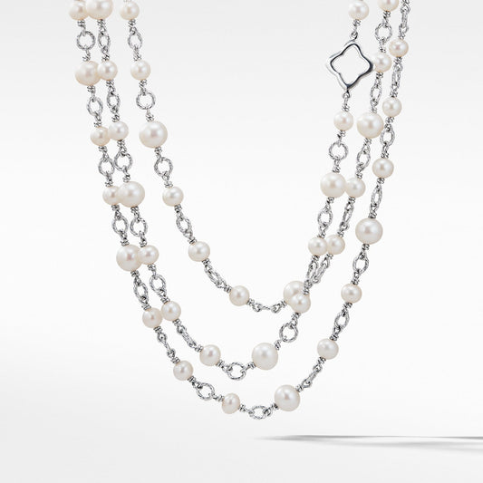 Bijoux Chain Necklace with Pearls - David Yurman- Diamond Cellar