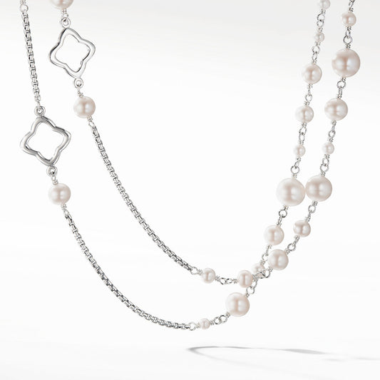 Bijoux Chain Necklace with Pearls - David Yurman- Diamond Cellar