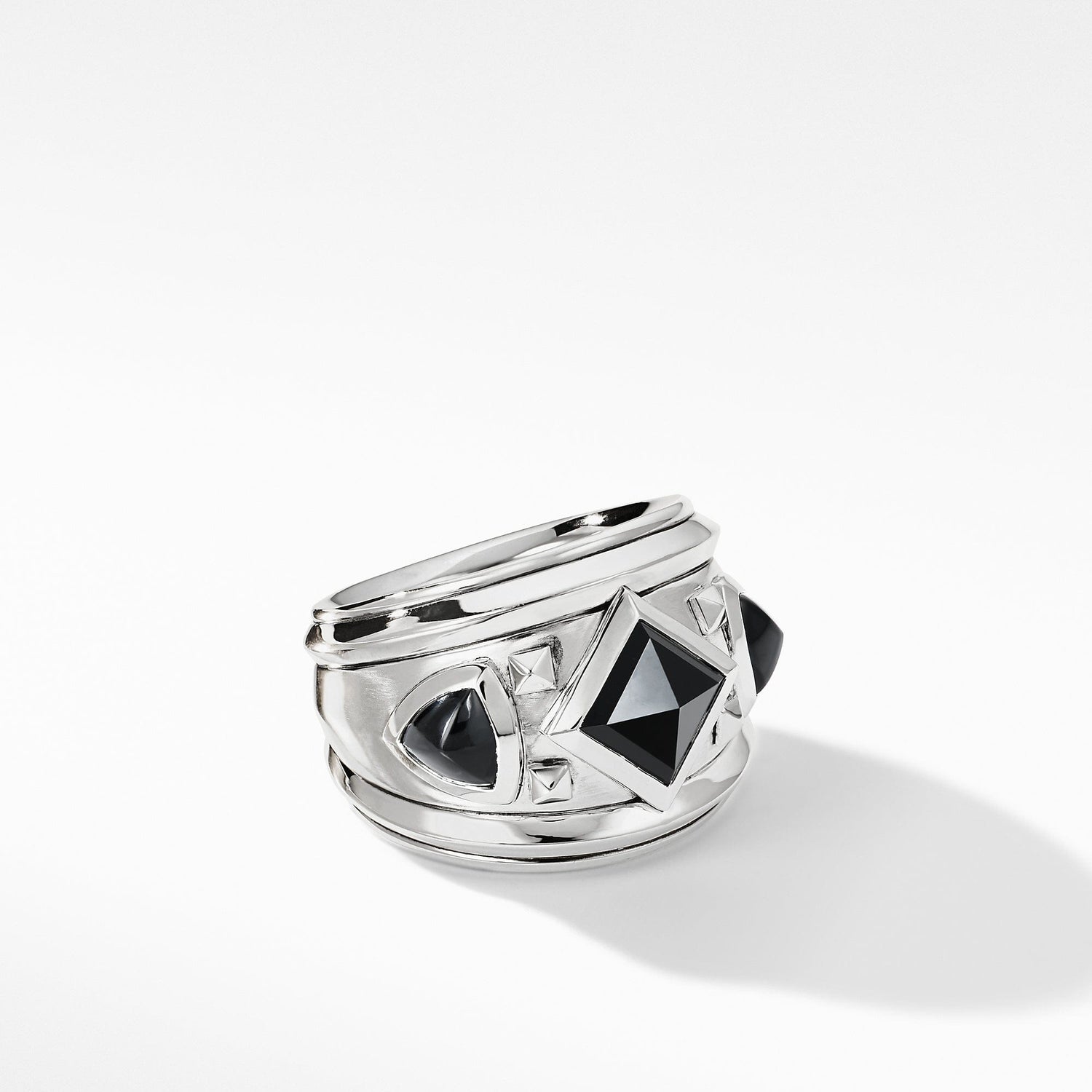 Black Onyx Modern Ring - David Yurman- Diamond Cellar