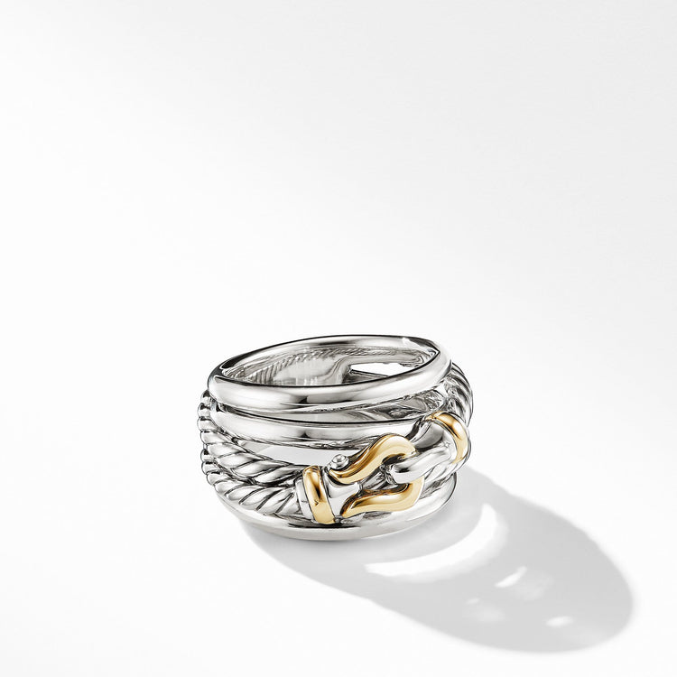 Buckle Ring with 18K Yellow Gold - David Yurman- Diamond Cellar
