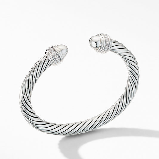 Cable Bracelet with Diamonds - David Yurman- Diamond Cellar