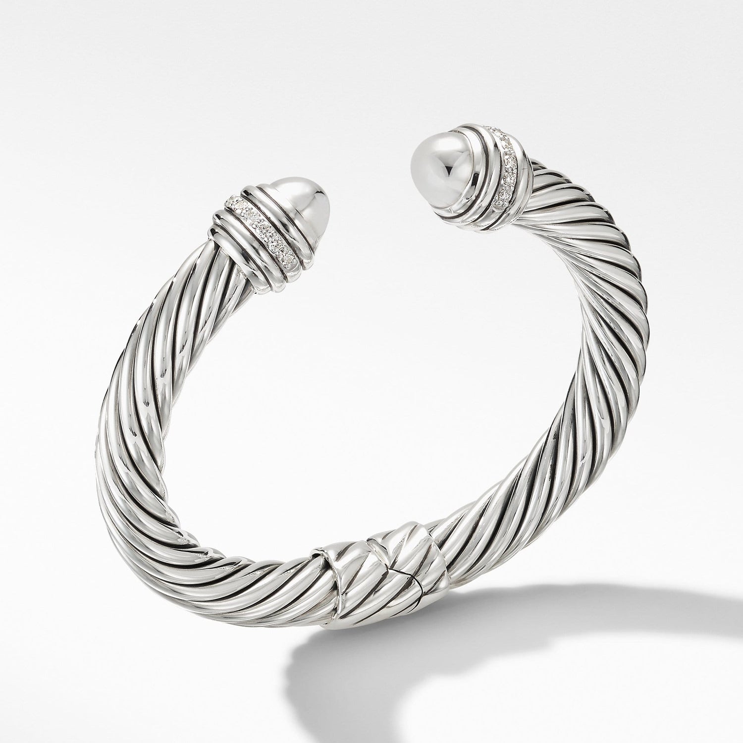 Cable Bracelet with Diamonds - David Yurman- Diamond Cellar