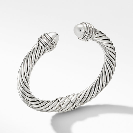 Cable Bracelet with Diamonds - David Yurman- Diamond Cellar