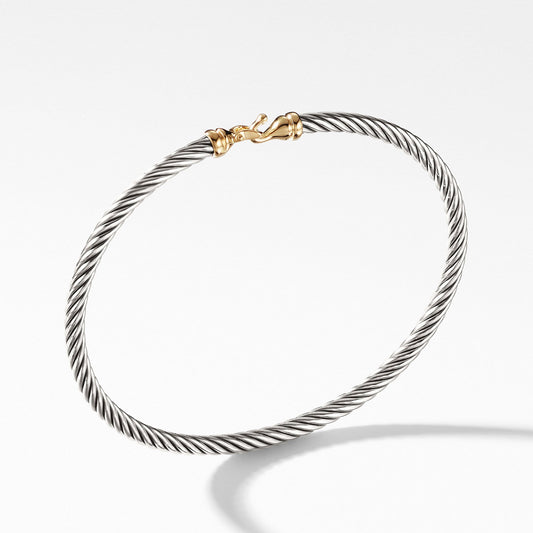 Cable Buckle Bracelet with Gold - David Yurman- Diamond Cellar