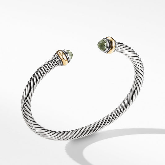 Cable Classic Bracelet Prasiolite - David Yurman- Diamond Cellar