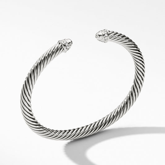 Cable Classics Collection Bracelet with Diamonds - David Yurman- Diamond Cellar