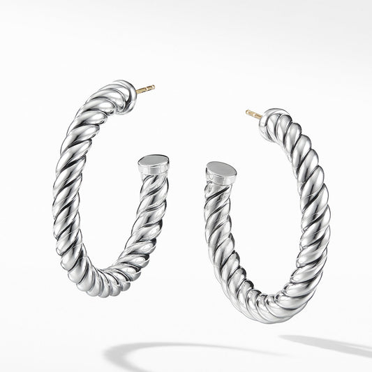 Cable Classics Hoop Earrings - David Yurman- Diamond Cellar