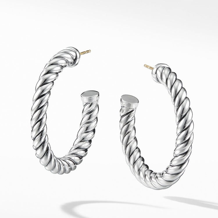 Cable Classics Hoop Earrings - David Yurman- Diamond Cellar