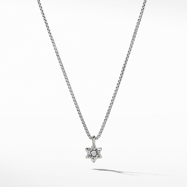 Cable Collectibles Kids Star of David Necklace with Diamonds - David Yurman- Diamond Cellar