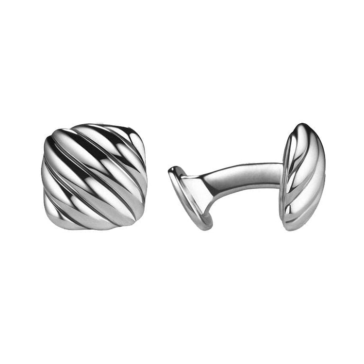 Cable Cushion Cufflinks - David Yurman- Diamond Cellar