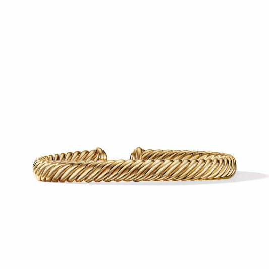Cablespira Oval Bracelet in 18K Yellow Gold - David Yurman- Diamond Cellar