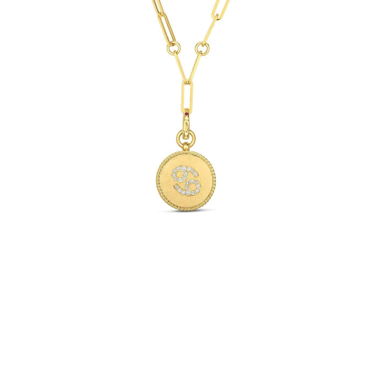 Cancer Zodiac Medallion - Roberto Coin- Diamond Cellar