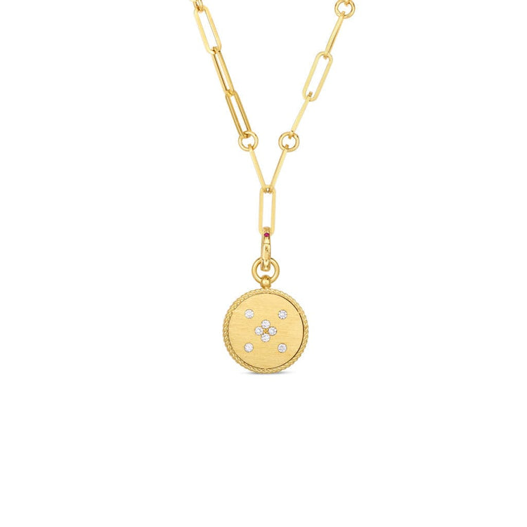 Cancer Zodiac Medallion - Roberto Coin- Diamond Cellar